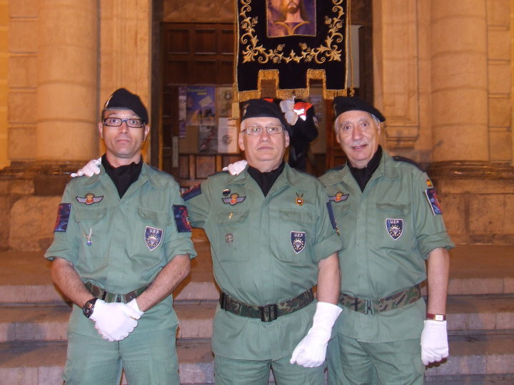 1ª imagen de la escolta del cristo nazareno de la virgen