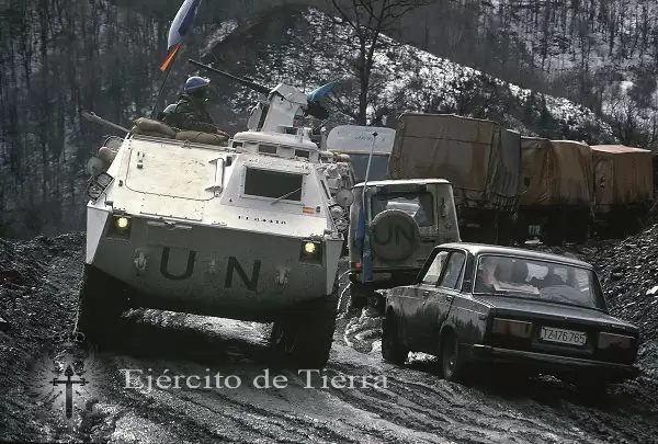 IMAGEN EN DEFENSA DE LA OPERACION SPABRI II -  BOSNIA