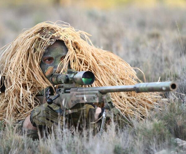 IMAGEN DE FRANCOTIRADOR EN LA OPERACION ASPFOR XXVI -  AFGANISTAN