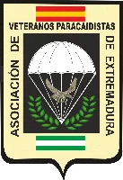 EMBLEMA-LOGO DE LA ASOCIACION DE VETERANOS PARACAIIDSTAS DE EXTREMADURA