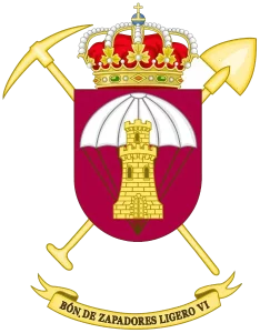 Escudo de Armas Batallon de zapadores ligero VI