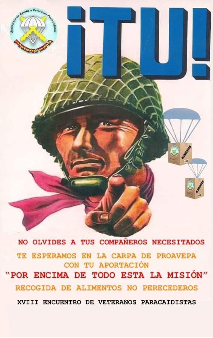 IMAGEN PARA EL XVIII ENCUENTRO DE VETERANOS PARACAIDISTAS