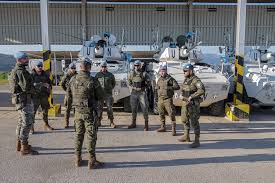 IMAGEN DE MILITARES EN LA MISION LIBRE HIDALGO XI -  LIBANO