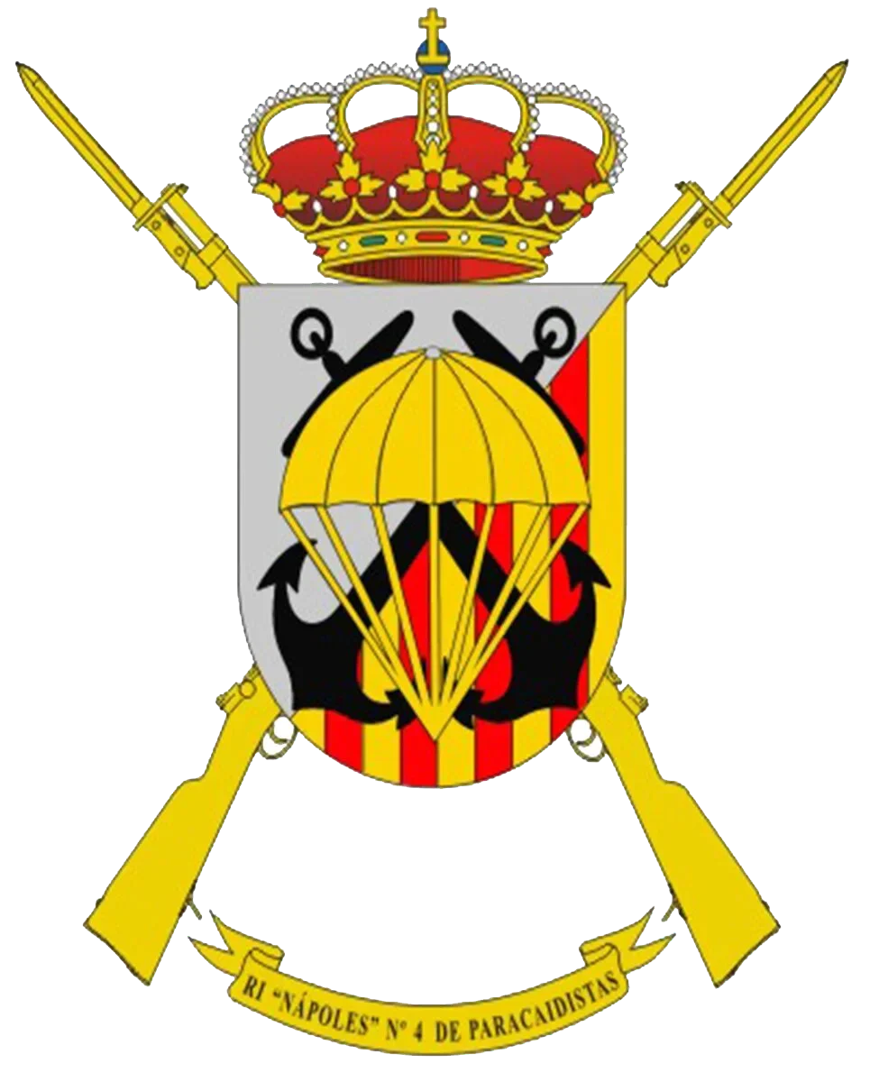 ESCUDO DE ARMAS DEL REGIMIENTO DE INFANTERIA "NAPOLES" 4