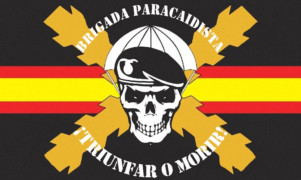 imagen de un logo de la brigada paracaidista