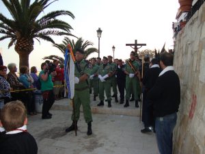 imagen de escolta al cristo de los gitanos