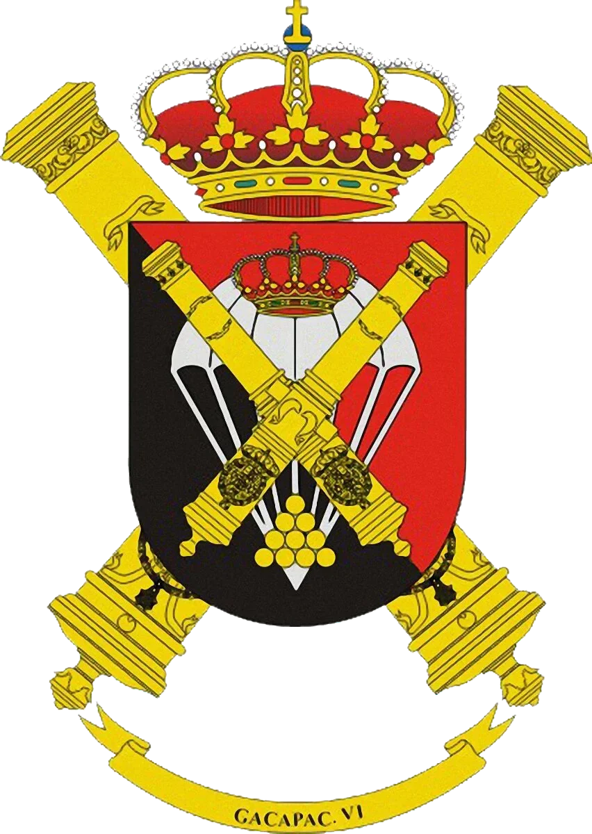 Escudo de armas del GRUPO de artillería de Paracaidistas