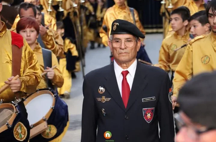 ESCOLTA DE LA ASVEPA ALICANTE EN LA PROCESION DEL SANTO ENTIERRO EL VIERNES SANTO EN NOVELDA-ALICANTE IMAGEN 4