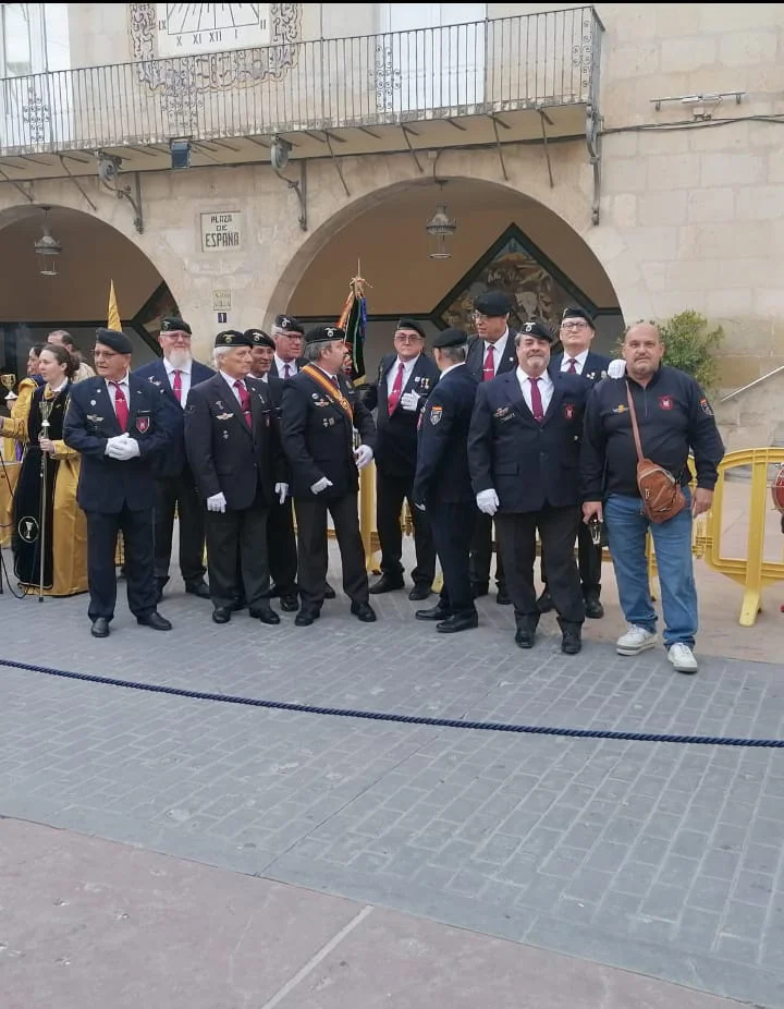 ESCOLTA DE LA ASVEPA ALICANTE EN LA PROCESION DEL SANTO ENTIERRO EL VIERNES SANTO EN NOVELDA-ALICANTE IMAGEN 8