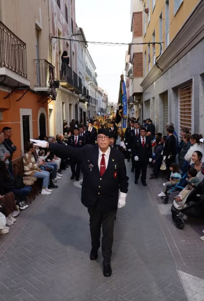 ESCOLTA DE LA ASVEPA ALICANTE EN LA PROCESION DEL SANTO ENTIERRO EL VIERNES SANTO EN NOVELDA-ALICANTE IMAGEN 9